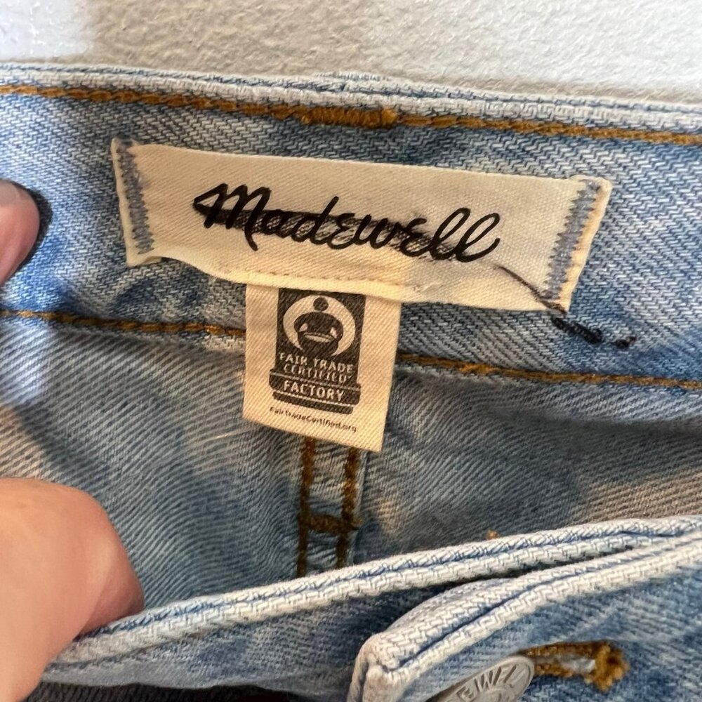 Madewell Womens $128 Curvy Perfect Vintage Jean Fitzgerald Wash Size 25 K7526 - Picture 8 of 8